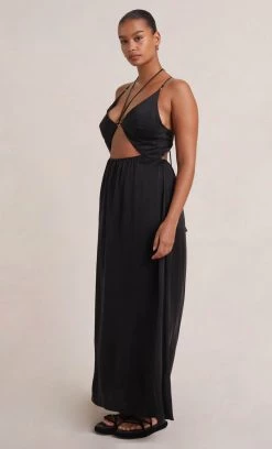 Bec&Bridge CASABLANCA MAXI DRESS - BLACK