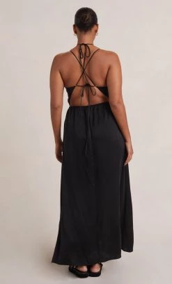 Bec&Bridge CASABLANCA MAXI DRESS - BLACK