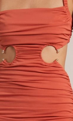 Bec&Bridge Dresses LENA MINI DRESS - PAPRIKA