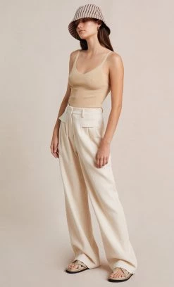 Bec&Bridge BILLY PANT - NATURAL Bottoms