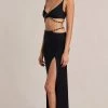 Bec&Bridge MODERN ROMANCE MAXI SKIRT - BLACK Bottoms