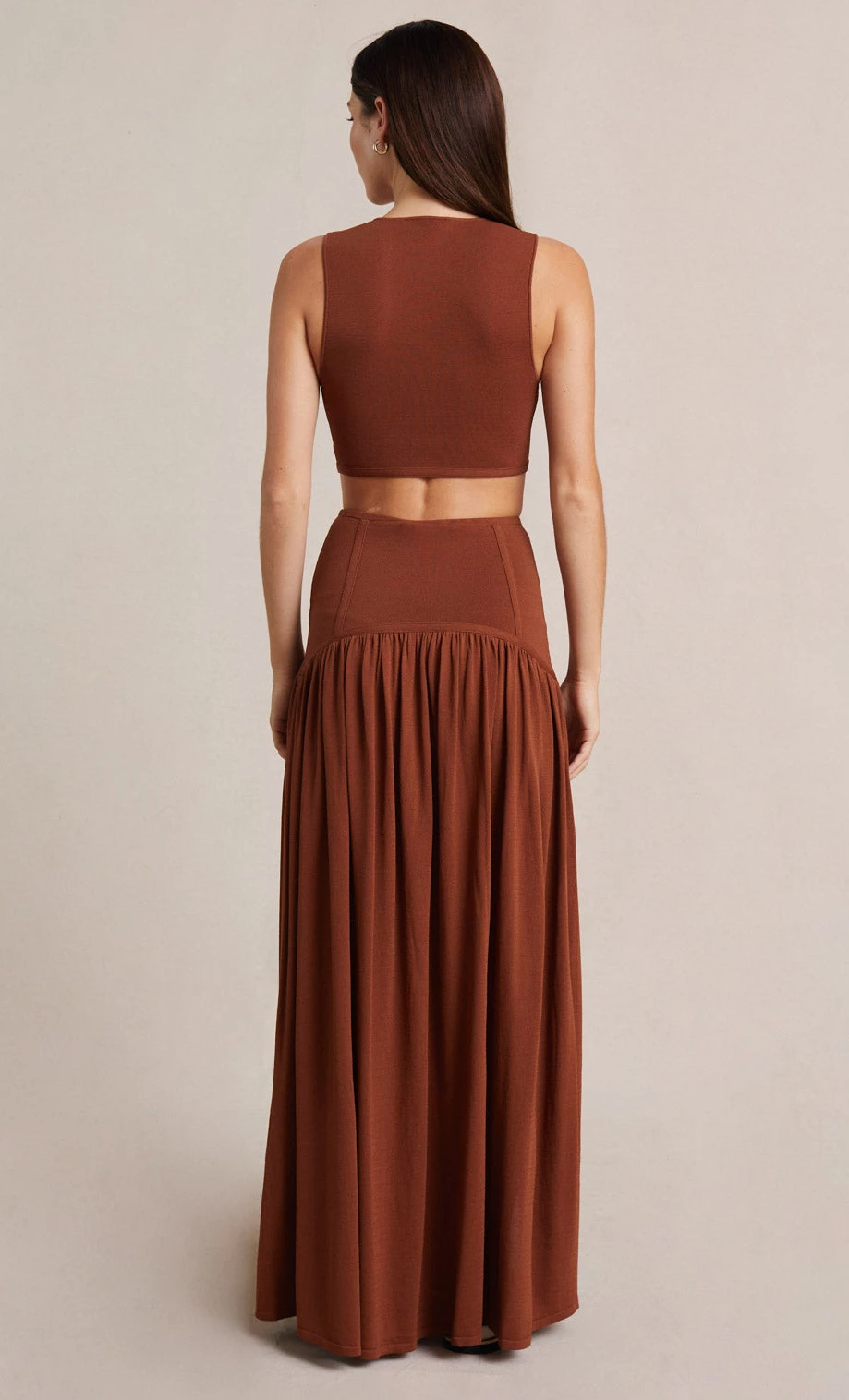 Bec&Bridge Bottoms AMALIA KNIT MAXI SKIRT - RUST 4 Bec&Bridge Bottoms AMALIA KNIT MAXI SKIRT - RUST