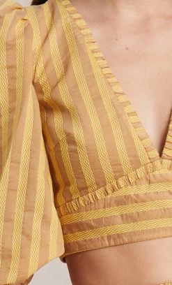 Bec&Bridge LILIANA LONG SLEEVE TOP - STRIPE