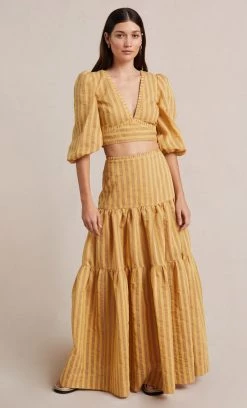 Bec&Bridge LILIANA LONG SLEEVE TOP - STRIPE