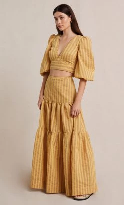 Bec&Bridge LILIANA LONG SLEEVE TOP - STRIPE