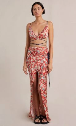Bec&Bridge Bottoms RUBY MAXI SKIRT - PRINT