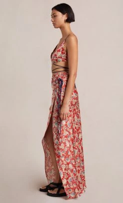 Bec&Bridge Bottoms RUBY MAXI SKIRT - PRINT
