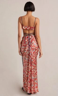 Bec&Bridge Bottoms RUBY MAXI SKIRT - PRINT