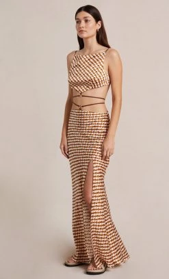 Bec&Bridge CASABLANCA MAXI SKIRT - PRINT Bottoms