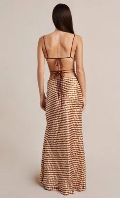 Bec&Bridge CASABLANCA MAXI SKIRT - PRINT Bottoms