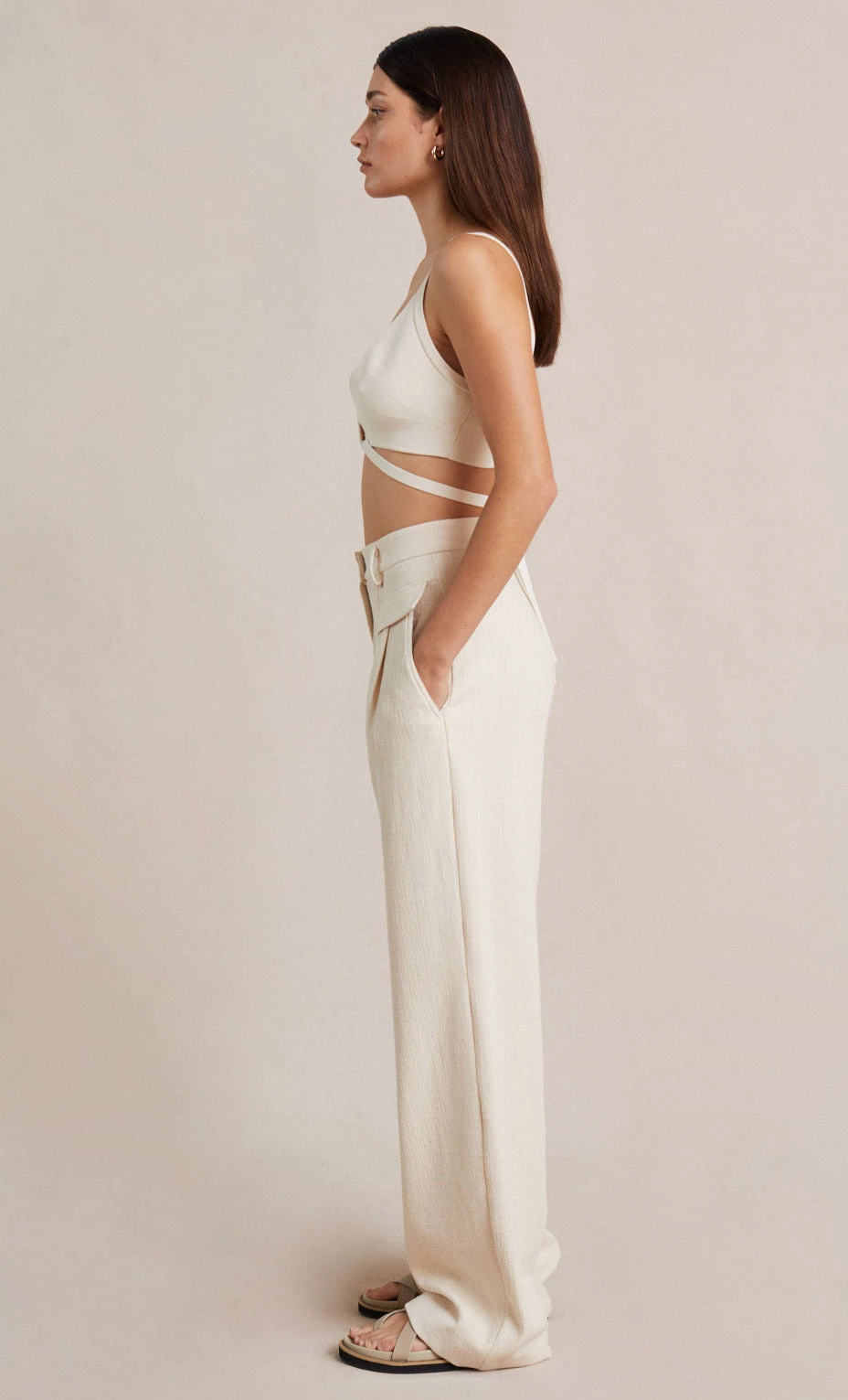 Bec&Bridge AMALIA KNIT TWIST TOP - CREAM Tops 3 Bec&Bridge AMALIA KNIT TWIST TOP - CREAM Tops