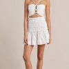 Bec&Bridge Bottoms ELI MINI SKIRT - IVORY