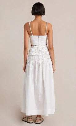 Bec&Bridge ELI MAXI SKIRT - IVORY