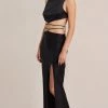 Bec&Bridge CASABLANCA MAXI SKIRT - BLACK Bottoms