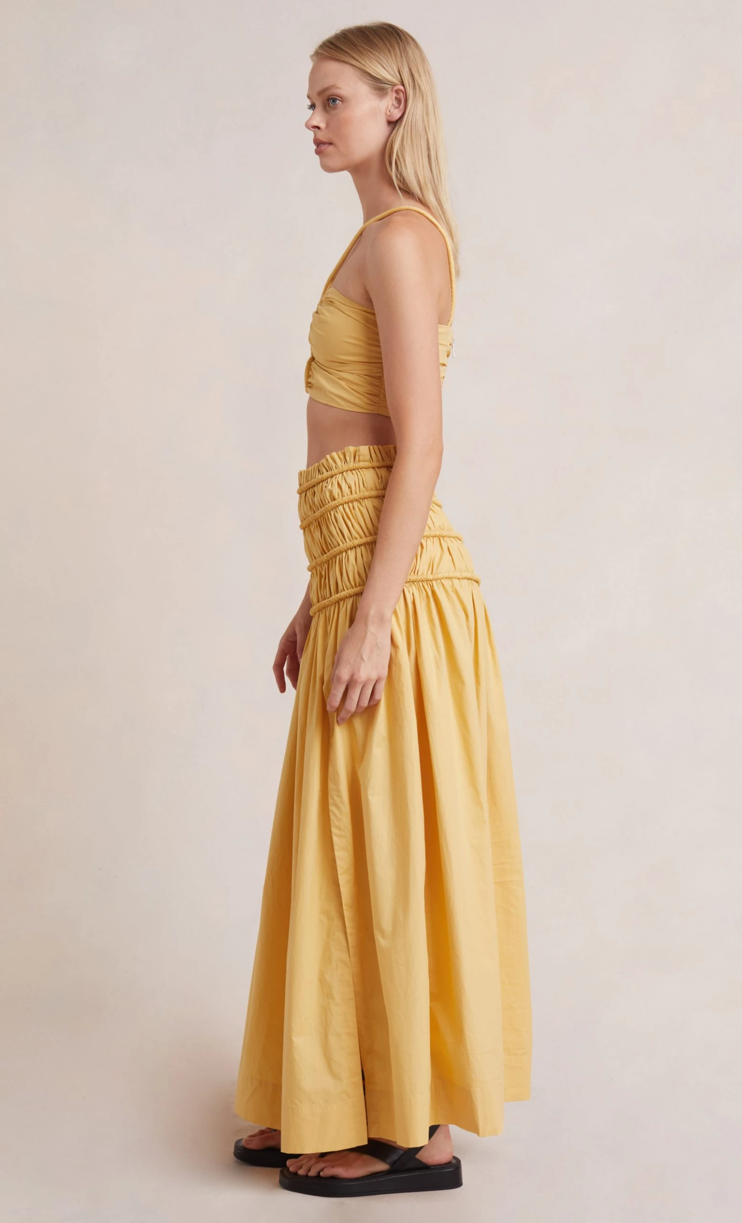 Bec&Bridge Bottoms ELI MAXI SKIRT - STRAW 3 Bec&Bridge Bottoms ELI MAXI SKIRT - STRAW