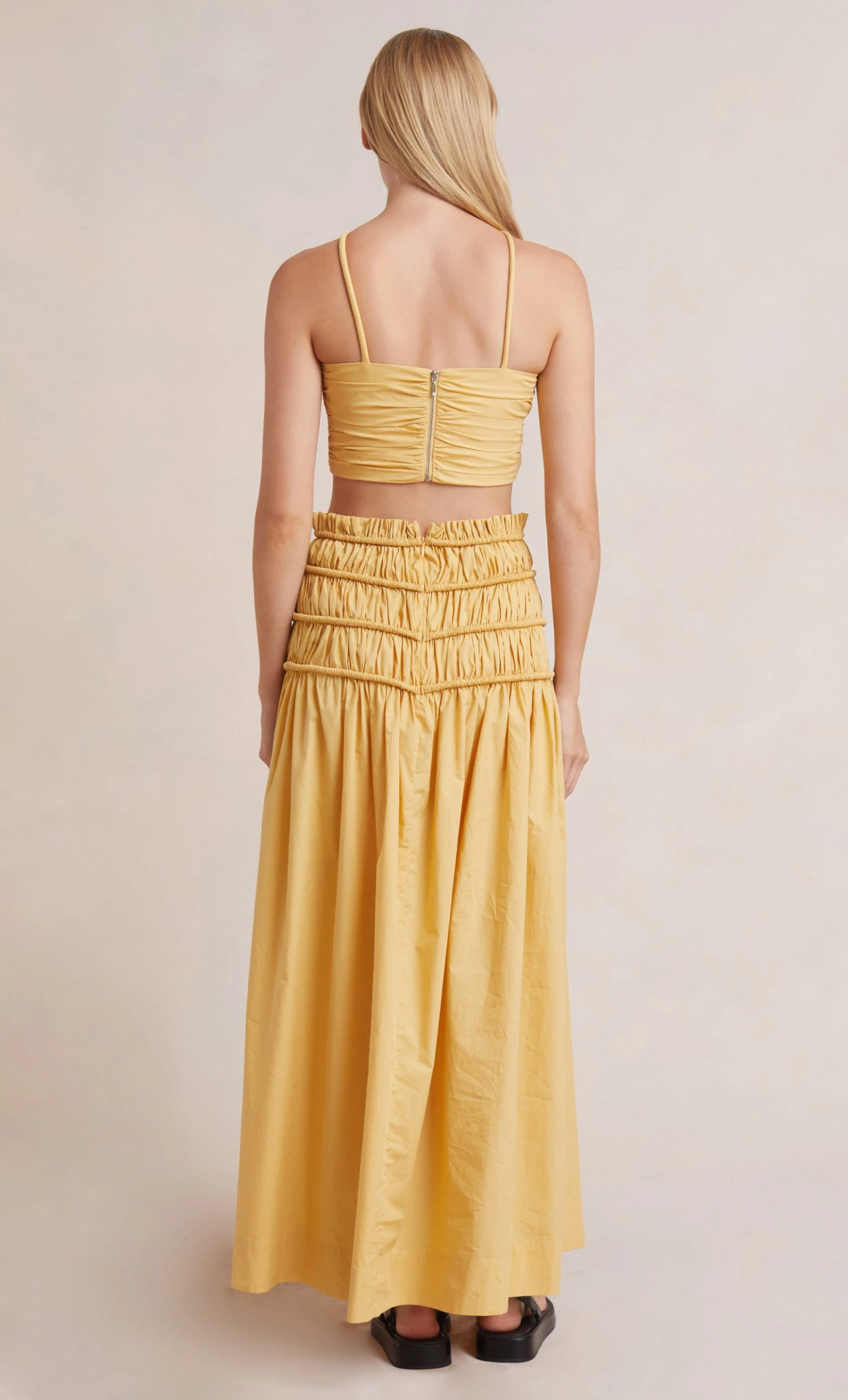 Bec&Bridge Bottoms ELI MAXI SKIRT - STRAW 4 Bec&Bridge Bottoms ELI MAXI SKIRT - STRAW