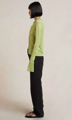 Bec&Bridge SPENCER KNIT TOP - GREEN