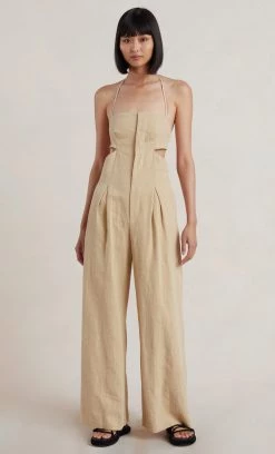 Bec&Bridge Shorts + Pants MONTY JUMPSUIT - PECAN