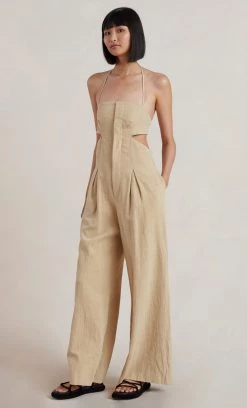 Bec&Bridge Shorts + Pants MONTY JUMPSUIT - PECAN