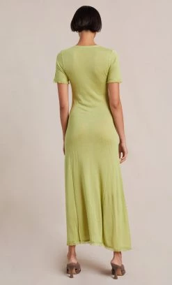 Bec&Bridge SUSANNAH SHORT SLEEVE MIDI DRESS - PISTACHIO Dresses