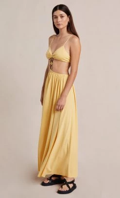 Bec&Bridge SOLEIL MAXI DRESS - STRAW