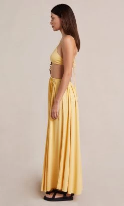 Bec&Bridge SOLEIL MAXI DRESS - STRAW