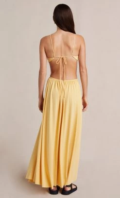 Bec&Bridge SOLEIL MAXI DRESS - STRAW