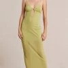 Bec&Bridge PLISSE MAXI DRESS - PISTACHIO