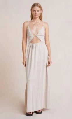 Bec&Bridge SAFI MAXI DRESS - SAND MARLE