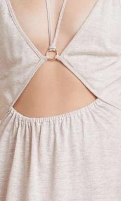 Bec&Bridge SAFI MAXI DRESS - SAND MARLE