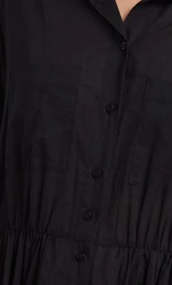 Bec&Bridge Dresses NOVIA SHIRT DRESS - BLACK
