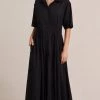 Bec&Bridge Dresses NOVIA SHIRT DRESS - BLACK