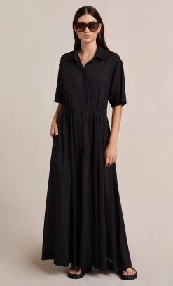 Bec&Bridge Dresses NOVIA SHIRT DRESS - BLACK