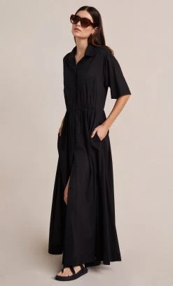 Bec&Bridge Dresses NOVIA SHIRT DRESS - BLACK