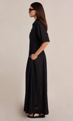 Bec&Bridge Dresses NOVIA SHIRT DRESS - BLACK