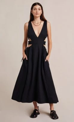Bec&Bridge Dresses NOELLE V DRESS - BLACK