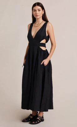 Bec&Bridge Dresses NOELLE V DRESS - BLACK