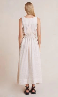 Bec&Bridge NOELLE V DRESS - NATURAL Dresses
