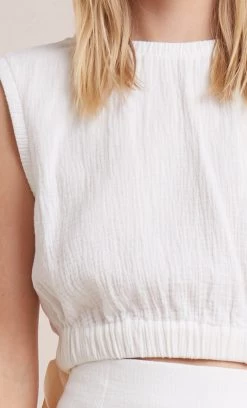 Bec&Bridge ALEAH TOP - IVORY Tops