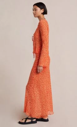 Bec&Bridge Bottoms CHERI MAXI SKIRT - PRINT