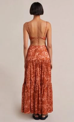 Bec&Bridge AURORA MAXI SKIRT - PRINT Bottoms