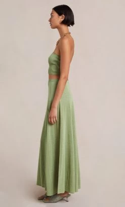 Bec&Bridge INDYA KNIT BANDEAU - PISTACHIO Tops