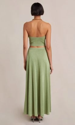Bec&Bridge INDYA KNIT BANDEAU - PISTACHIO Tops