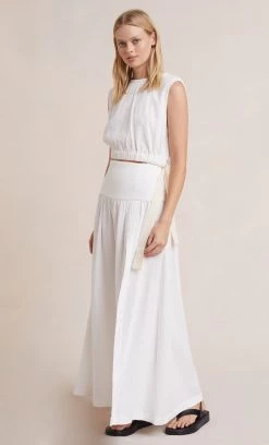 Bec&Bridge ALEAH MAXI SKIRT - IVORY Bottoms