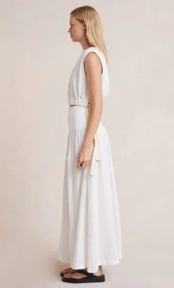 Bec&Bridge ALEAH MAXI SKIRT - IVORY Bottoms