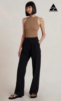 Bec&Bridge Bottoms HARRIET PANT - BLACK