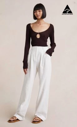 Bec&Bridge HARRIET PANT - IVORY