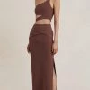 Bec&Bridge IVY SKIRT - DARK CHOCOLATE Bottoms