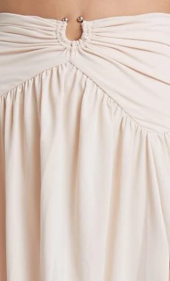 Bec&Bridge Bottoms JOELENE MAXI SKIRT - CREAM