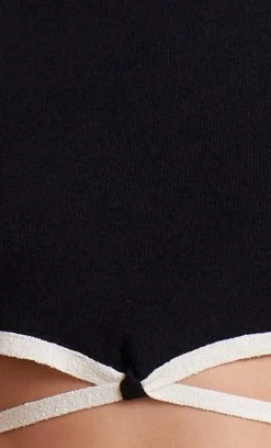 Bec&Bridge LAURYN KNIT TOP - BLACK/SAND